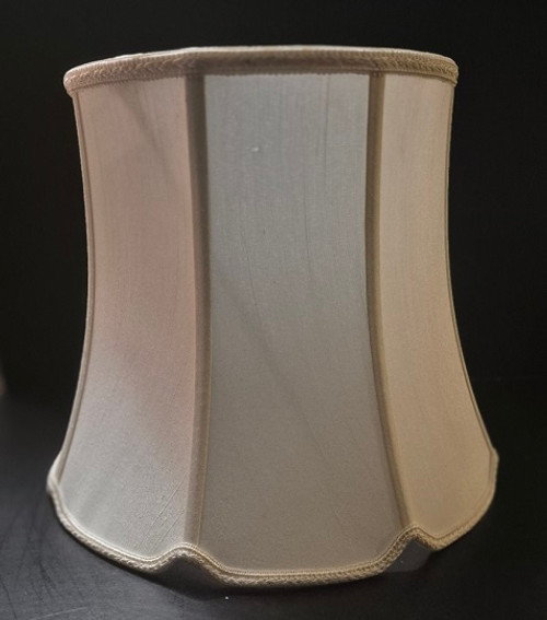 20527 V Notch Modified Drum silk lamp shades