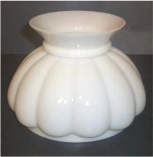 63036 Seven Inch Glossy Opal Mellon Student Lamp Shades 63036 Seven Inch Glossy Opal Mellon Student Lamp Shades