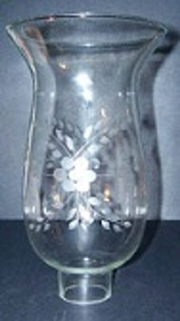 81113 Clear Crystal With Cut Floral With Leave Garland