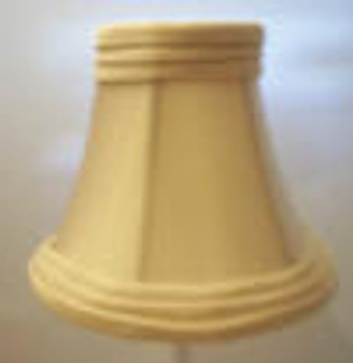 Cream Triple Trim Candelabra Shades