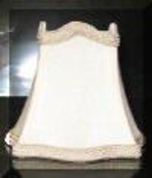 Cream Silk Chandelier Shade