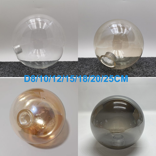 clear Smoke gray G9 Glass Shade Globe 2cm Fitter Opening Replacement Lampshade for Lusture Pendant Light,Clear White Accessory