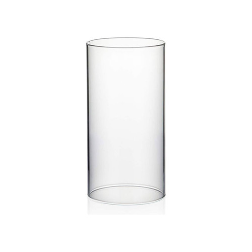 Both Side Opening Hurricane Clear Glass Candle Holder Shade Sleeve D10xH20cm Transparent Cylinder Candleholder Chimney Tube