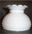 62566 Hobnail Crimped Glass Lamp Shades