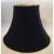 68666 Black Silk Bell Table Lamp Shades