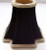 Black With Gold Lining Chandelier Lamp Shade