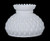 B00660 White Opal Quilted Student Lamp Shades