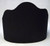 21904 Black Silk Half Shade Silk Lined