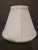 68675 White Lamp Shade With Standard Clip On
