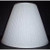 40074 White Mushroom Pleat Table Lamp Shades