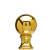 59571 Brass Ball lamp finials