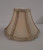 Elegant Beige Silk Chandelier Clip with White Lining