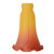 Pond Lily Lamp Shade Glass Lampshade  4" Wide  6" Tall  1.5" White Blue Rosy Yellow Green Peach Purple Amber Pink