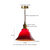 IWHD Japanese Vintage Glass LED Pendant Lamp Cafe Loft Restaurant Bedside Living Room Kitchen Brass Hanging Light Decoration