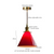 IWHD Japanese Vintage Glass LED Pendant Lamp Cafe Loft Restaurant Bedside Living Room Kitchen Brass Hanging Light Decoration