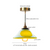 IWHD Japanese Vintage Glass LED Pendant Lamp Cafe Loft Restaurant Bedside Living Room Kitchen Brass Hanging Light Decoration