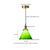 IWHD Japanese Vintage Glass LED Pendant Lamp Cafe Loft Restaurant Bedside Living Room Kitchen Brass Hanging Light Decoration