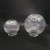 Clear 9.2cm opening Acrylic Ripple Lamp Shade Post Globe Plastic Round Lampshade Replacement Covers for Outdoor Post Porch Lamp