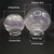 Clear 9.2cm opening Acrylic Ripple Lamp Shade Post Globe Plastic Round Lampshade Replacement Covers for Outdoor Post Porch Lamp
