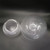 Clear 9.2cm opening Acrylic Ripple Lamp Shade Post Globe Plastic Round Lampshade Replacement Covers for Outdoor Post Porch Lamp