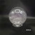 Clear 9.2cm opening Acrylic Ripple Lamp Shade Post Globe Plastic Round Lampshade Replacement Covers for Outdoor Post Porch Lamp