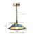 IWHD Flower Ceramic LED Pendant Lights Cafe Loft Bedside Living Room Kitchen Home Decor American Vintage Hanging Lamp Luminaria