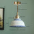 IWHD Flower Ceramic LED Pendant Lights Cafe Loft Bedside Living Room Kitchen Home Decor American Vintage Hanging Lamp Luminaria