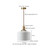 IWHD Flower Ceramic LED Pendant Lights Cafe Loft Bedside Living Room Kitchen Home Decor American Vintage Hanging Lamp Luminaria