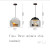 Nordic Cartoon Pendant Lights Led Lighting Cute Animal Hanging Lamps for Children Room Light Glass Lamp Bedroom Home Decor Gift
