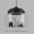 Nordic Cartoon Pendant Lights Led Lighting Cute Animal Hanging Lamps for Children Room Light Glass Lamp Bedroom Home Decor Gift