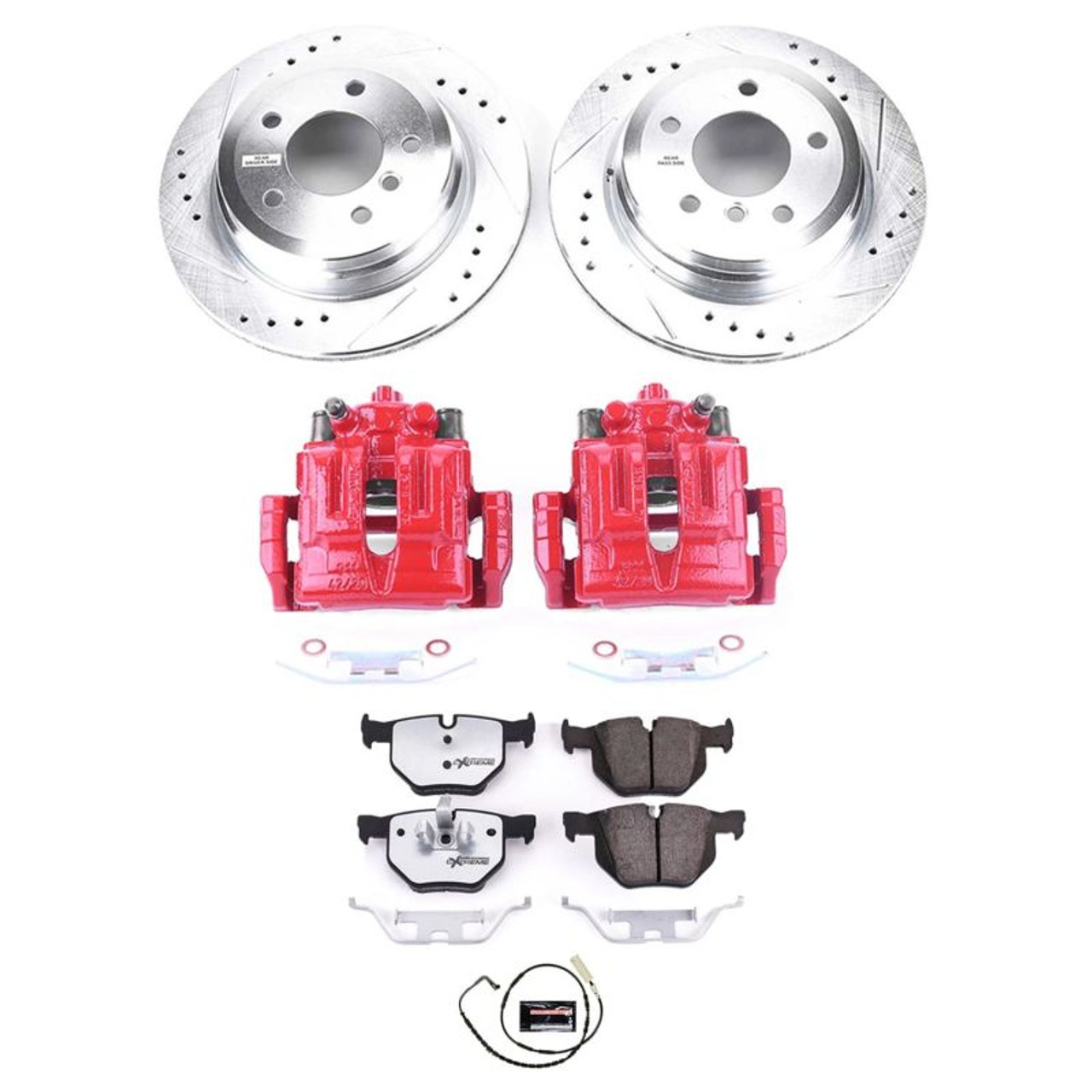 Power Stop 2006 BMW 325xi Rear Z26 Street Warrior Brake Kit w