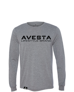 STANDARD CREW LONG SLEEVE - Heather Grey
