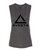 WOMEN'S MUSCLE TEE - Grey