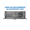 SiForce 4U Rackmount Case Front View