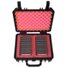 SiForce S20 Hard Drive Transport Case (Fits 20 x 2.5" HDD) Open with Drives Top View