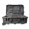 SiForce Rugged Carrying Case with Wheels (For TX1 or TD4) Open with Lid Organizer