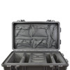 SiForce Rugged Carrying Case SFR-26 Front Open View with Lid Organizer Close-up
