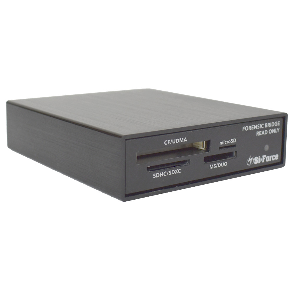 SiForce External Read-Only Media Card Reader USB