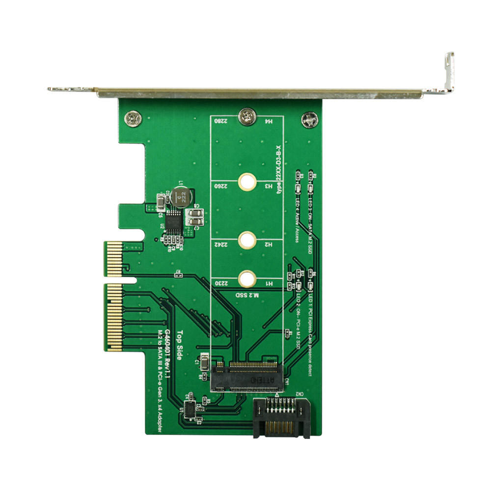 NGFF vers PCIE X4 carte adaptateur M.2 NVMe carte adaptateur SSD M clé