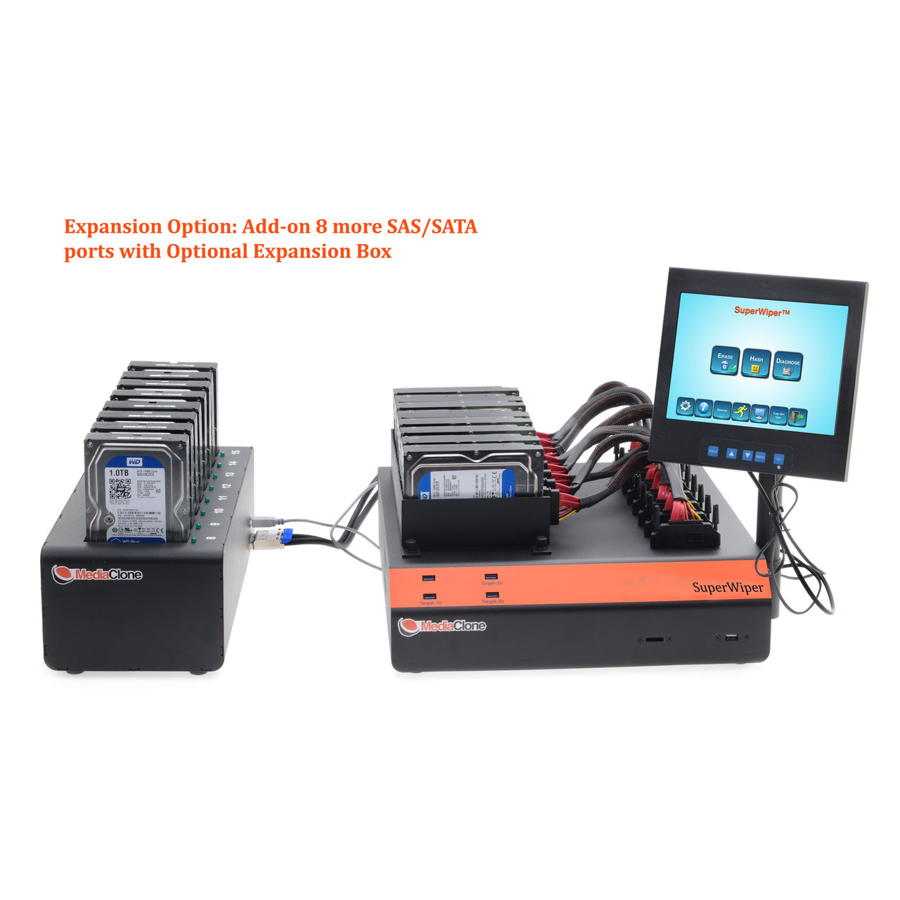MediaClone SuperWiper Desktop Pro Gen 3 Standalone Multiple Drive