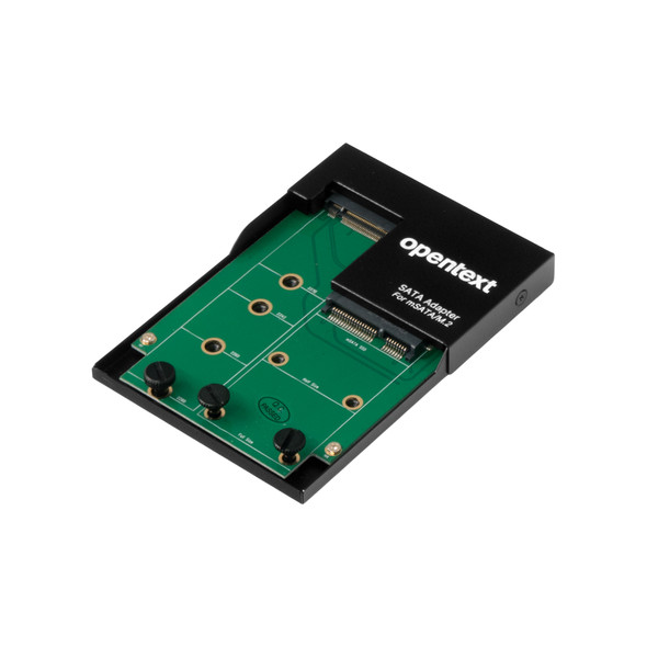 TDA3-3 mSATA/M.2 SATA SSD Adapter Angle #1