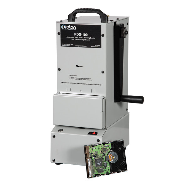 Proton® PDS-30 Manual Hard Drive & Media Destroyer