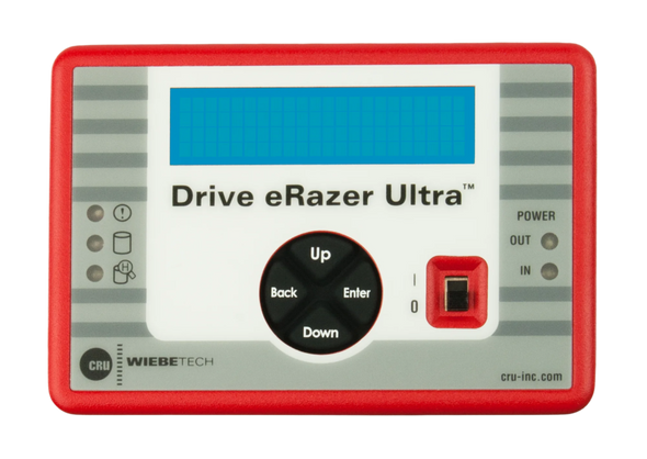 CRU® WiebeTech® Drive eRazer™ Ultra - SATA, IDE/PATA Top-Down Angle