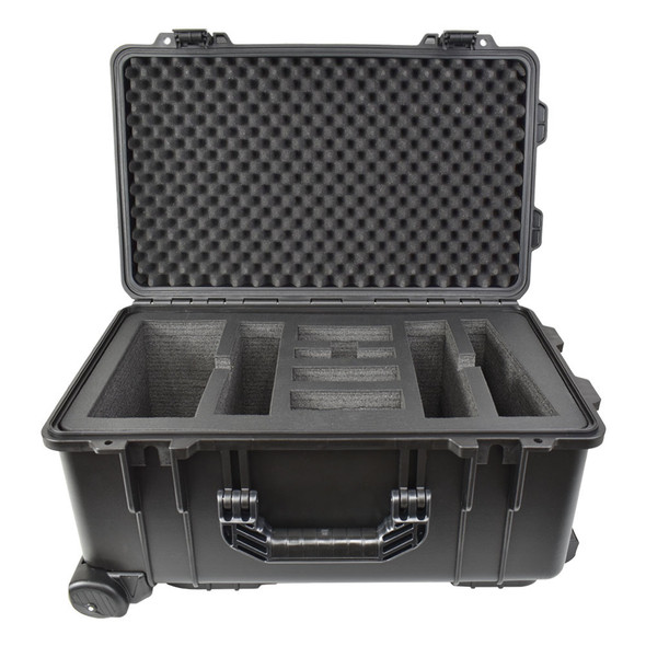 SiForce Rugged Carrying Case SFR-26 Front Open View with Egg-Crate Lid Foam