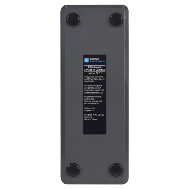 TDA7-1 PCIe Card SSD Adapter Back View