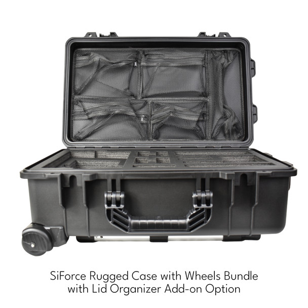 SiForce Rugged Carrying Case with Wheels for (TX1+, TD4+)