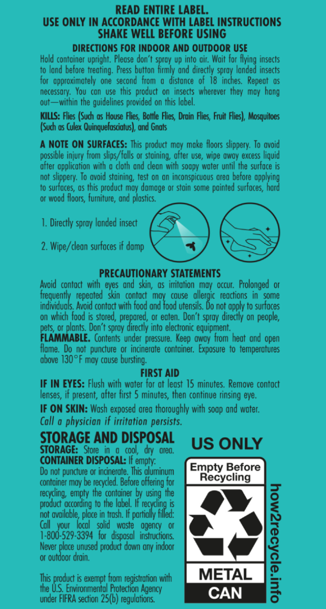 STEM Bug Killer Spray (Flies, Mosquitoes, & Gnats)