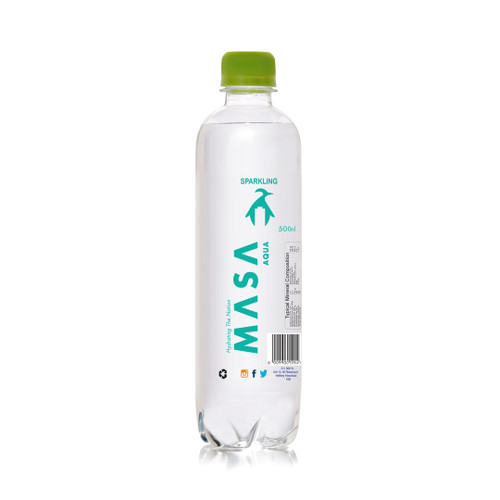 Masa Aqua Sparkling Water - 500 ml x 12