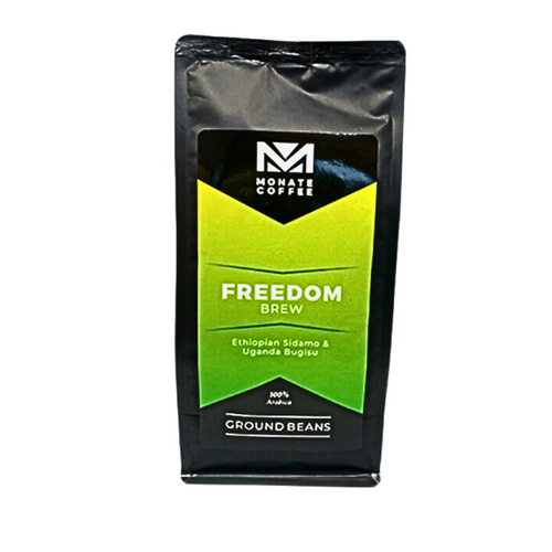 Monate Coffee Freedom Brew (Ethiopian Sidamo & Uganda Bugisu) 250 g