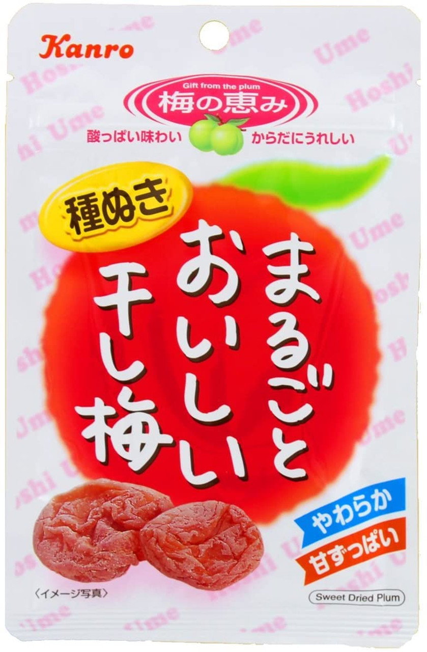 24 x Marugoto Oishii Hoshi Ume Sweet Dried Japanese Plum